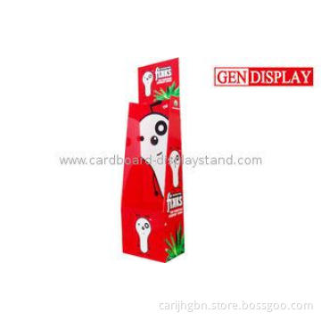 Red Drink Cardboard Display Stand Tower For Supermarket